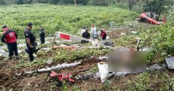 Helicóptero se desploma entre los límites de Edomex y Morelos; se reportan 2 muertos