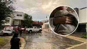 Bebé recién nacido es rescatado tras colapso de barda por lluvias en Nuevo León