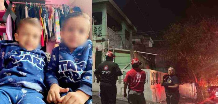 Mueren gemelos de 4 años durante un incendio en su casa de Monterrey N.L.